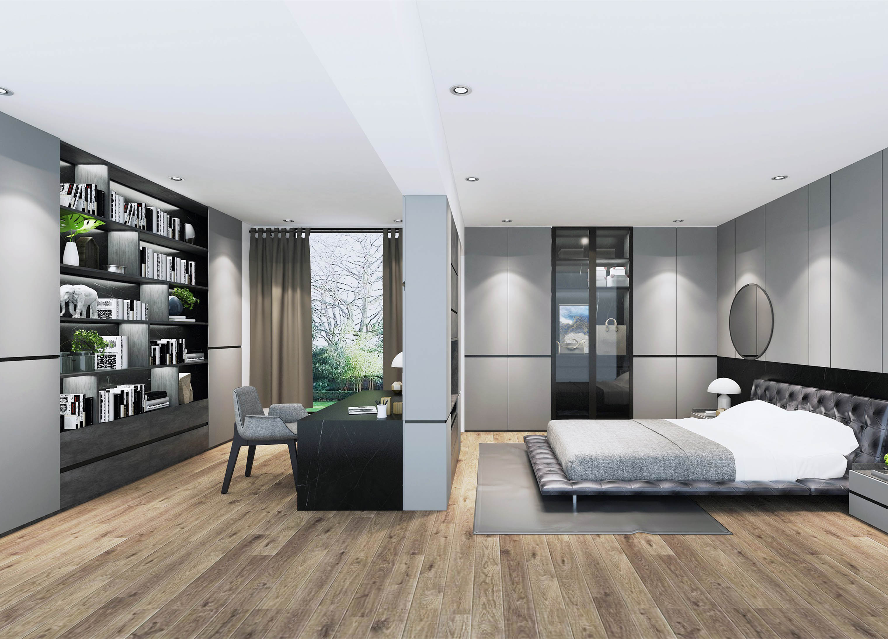 master bedroom melamine lacquered drawers modern european
