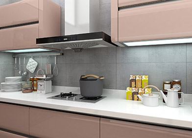 Durable Lacquer Kitchen Cupboard
