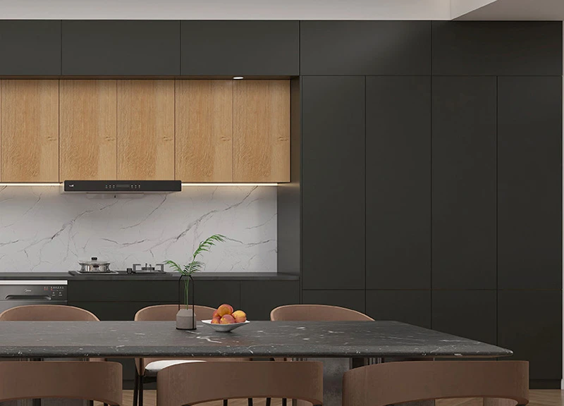 handleless kitchen cabinets