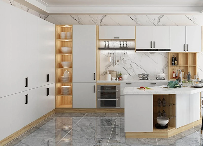 white melamine cabinets