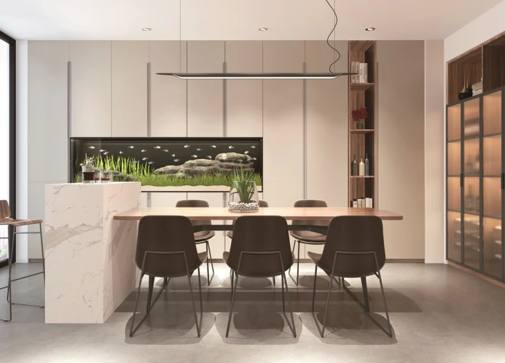 Almari Dapur Lacquer Finish