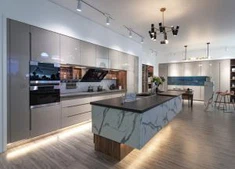 Kabinet Dapur Sembur Lacquer