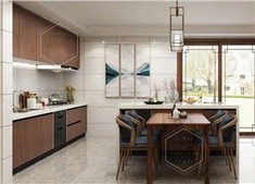 Kabinet Dapur Garis Lurus