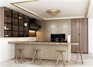 Kabinet dapur pintu kaca