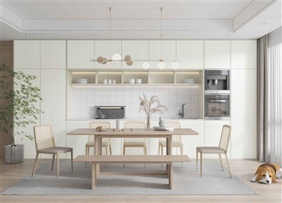 Kabinet dapur akrilik moden